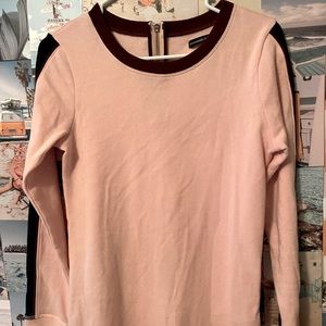 abercrombie pink fitted mini dress